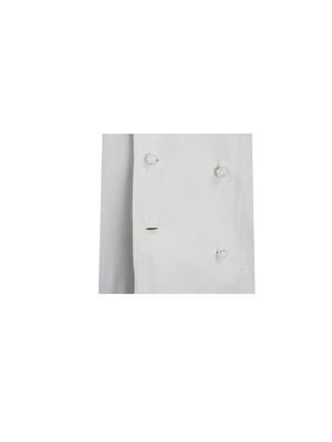 240GSM Chef Uniform Work Wear Polyester 65% Cotton 35% White Coat